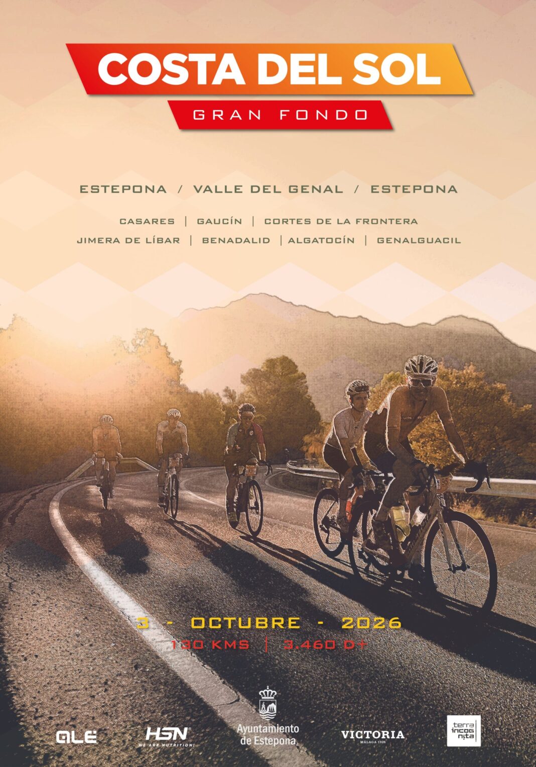 Más de 600 ciclistas disputan la Costa del Sol Gran Fondo con salida en Estepona