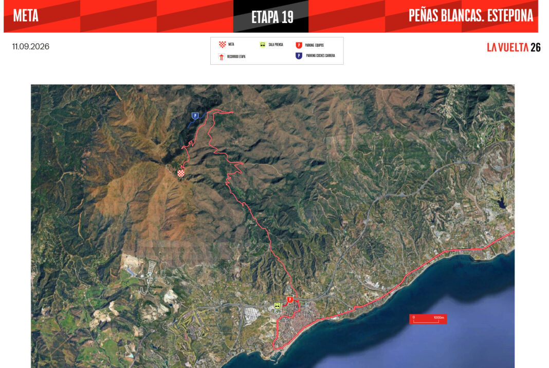 El tráfico de Estepona se corta el viernes entre las 13.30 y las 18.30 horas por La Vuelta