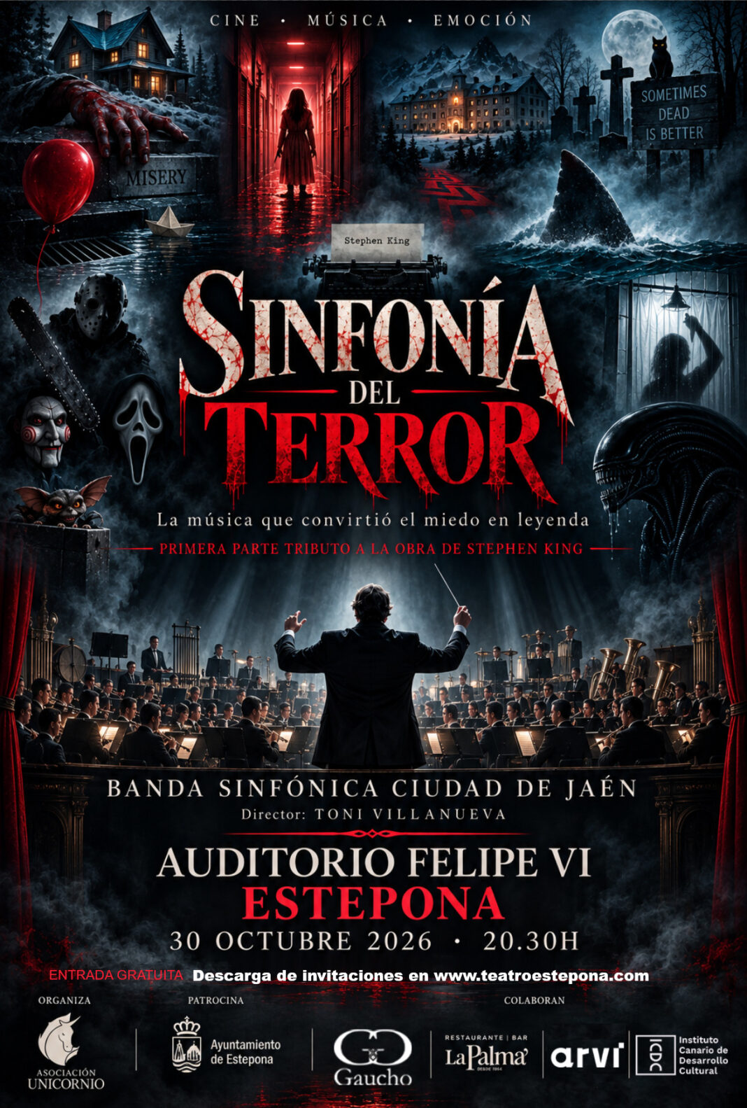 Estepona acoge del 26 al 31 de octubre actos sobre Stephen King