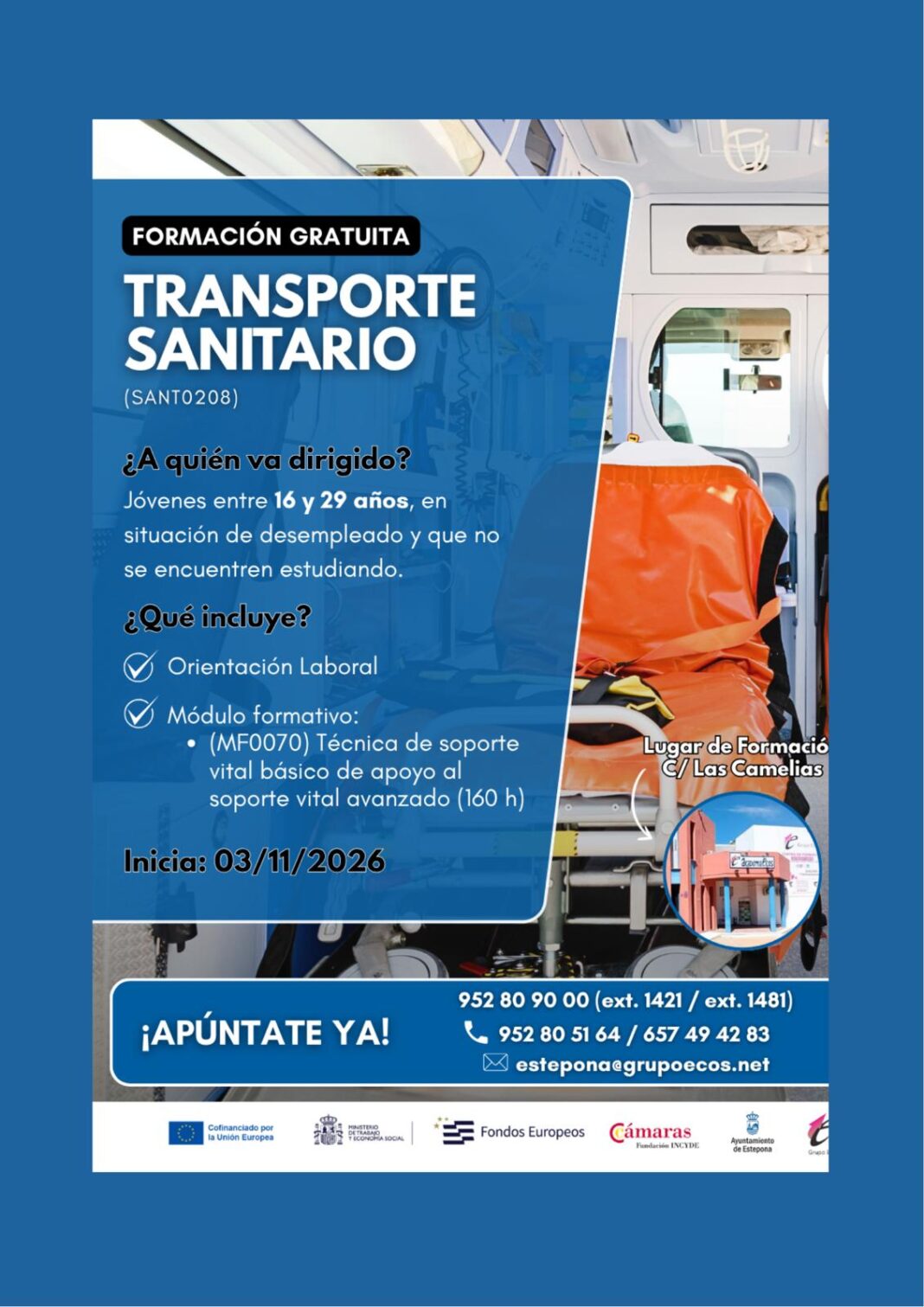 Estepona ofrece formación en soporte vital para 75 jóvenes